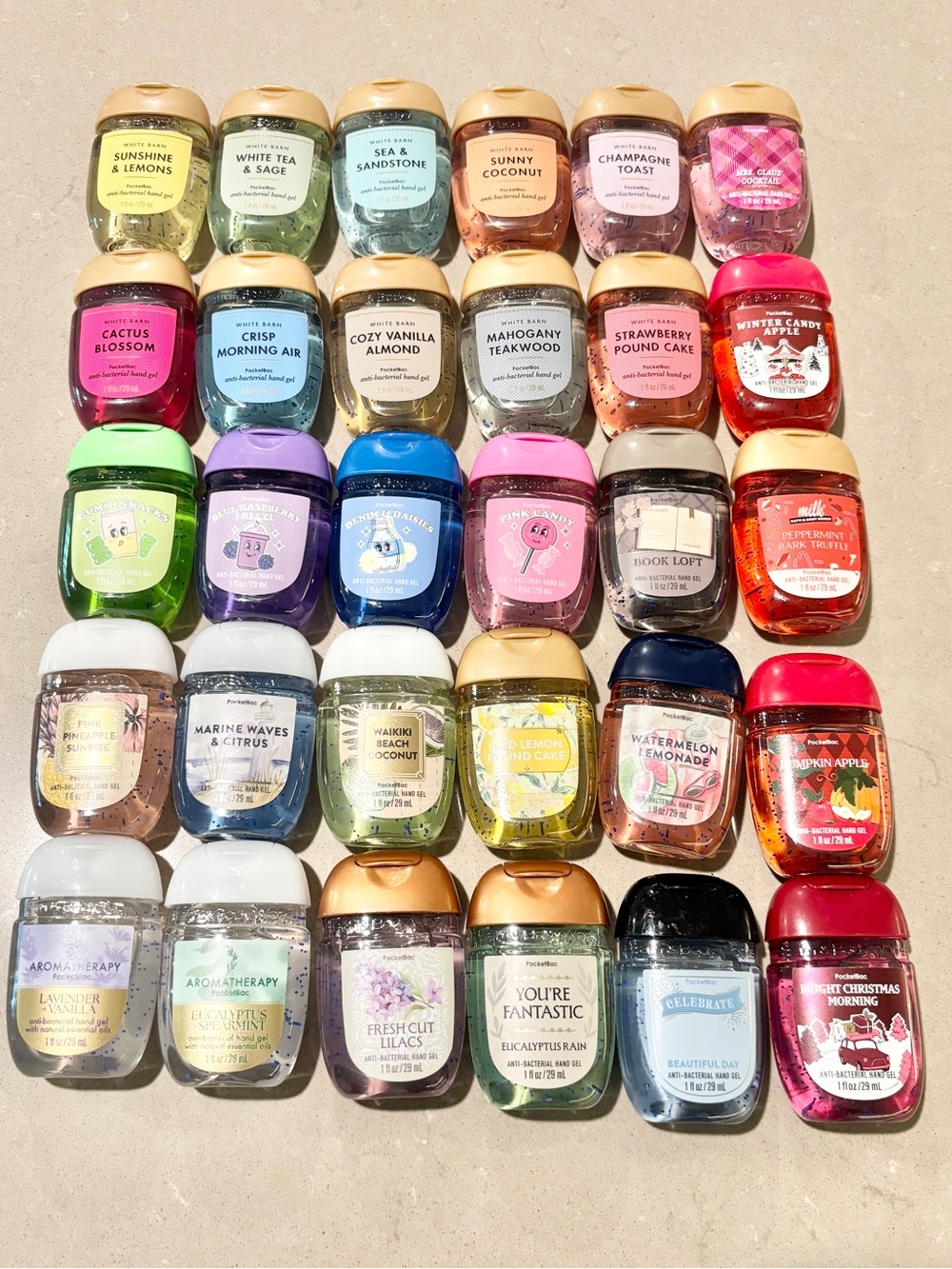 Bath & Body Works Assorted PocketBac Hand Sanitizers - Multicolor Variety Pack